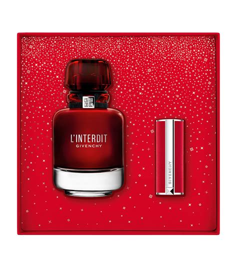 givenchy l'interdit perfume set.